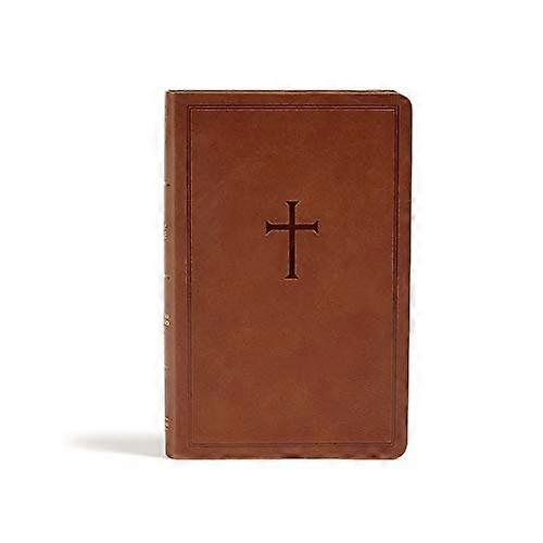 CSB Personal Size Bible, Brown LeatherTouch