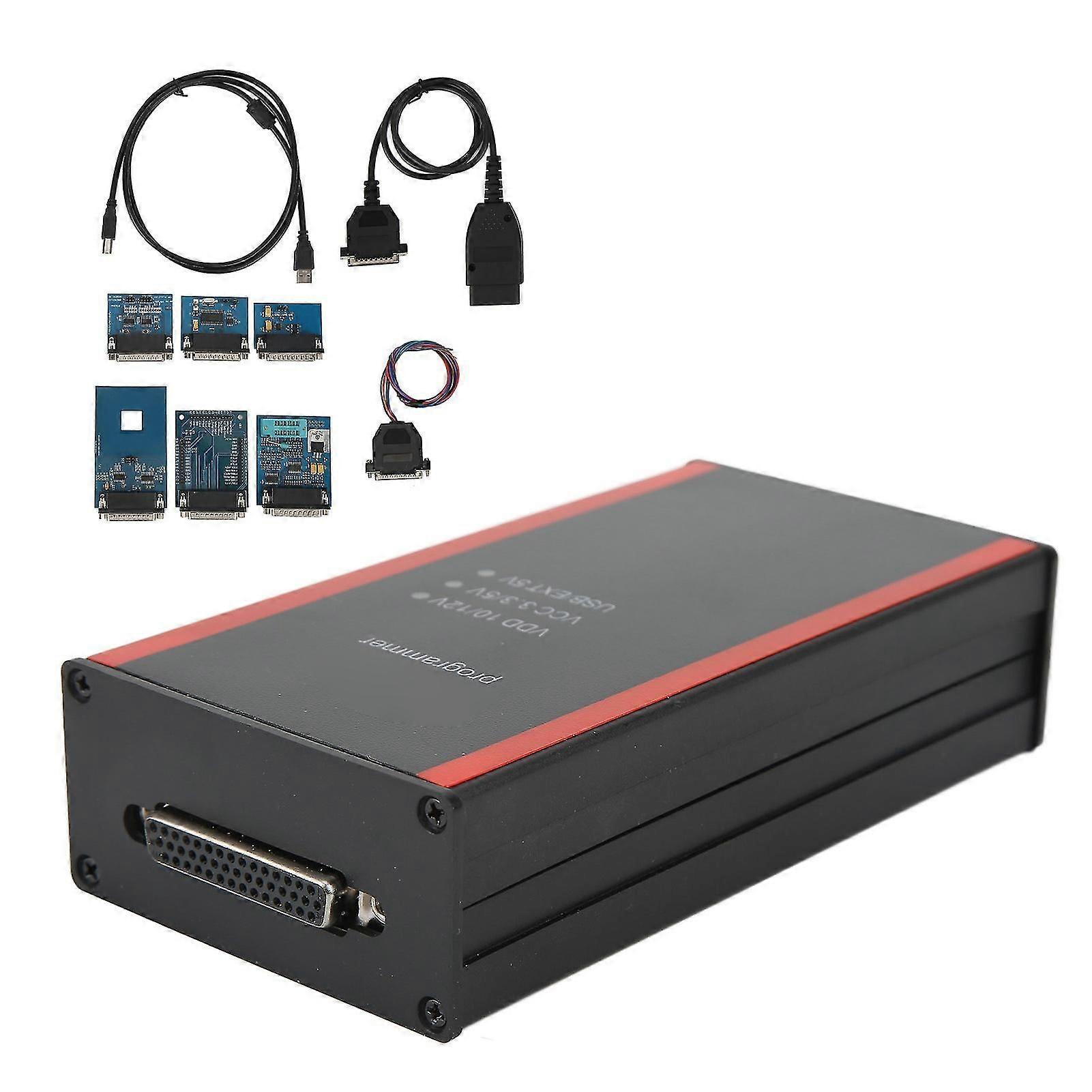 Iprog+ Pro V86 ECU Programmer IMMO Mileage Correction Car Diagnostic Scanner with Adapters