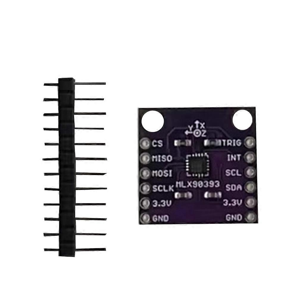 MLX90393 Three Digital Hall Sensor 3D Position Rotational Angle Displacement Sensor Board Contactless