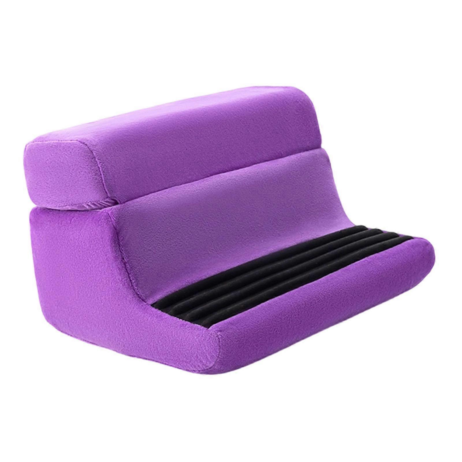 Tablet Soft Pad Foldable Universal with Pockets Portable Tablet Holder Dock Lap