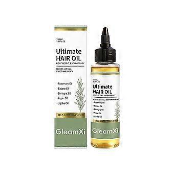 Ultimate Hair Oil, Herbal Hair Growth Oil with Rosemary, Batana, Bhringraj & Argan Oil for Stronger, Fuller-Looking Hair & Nourished Scalp, Lightweigh