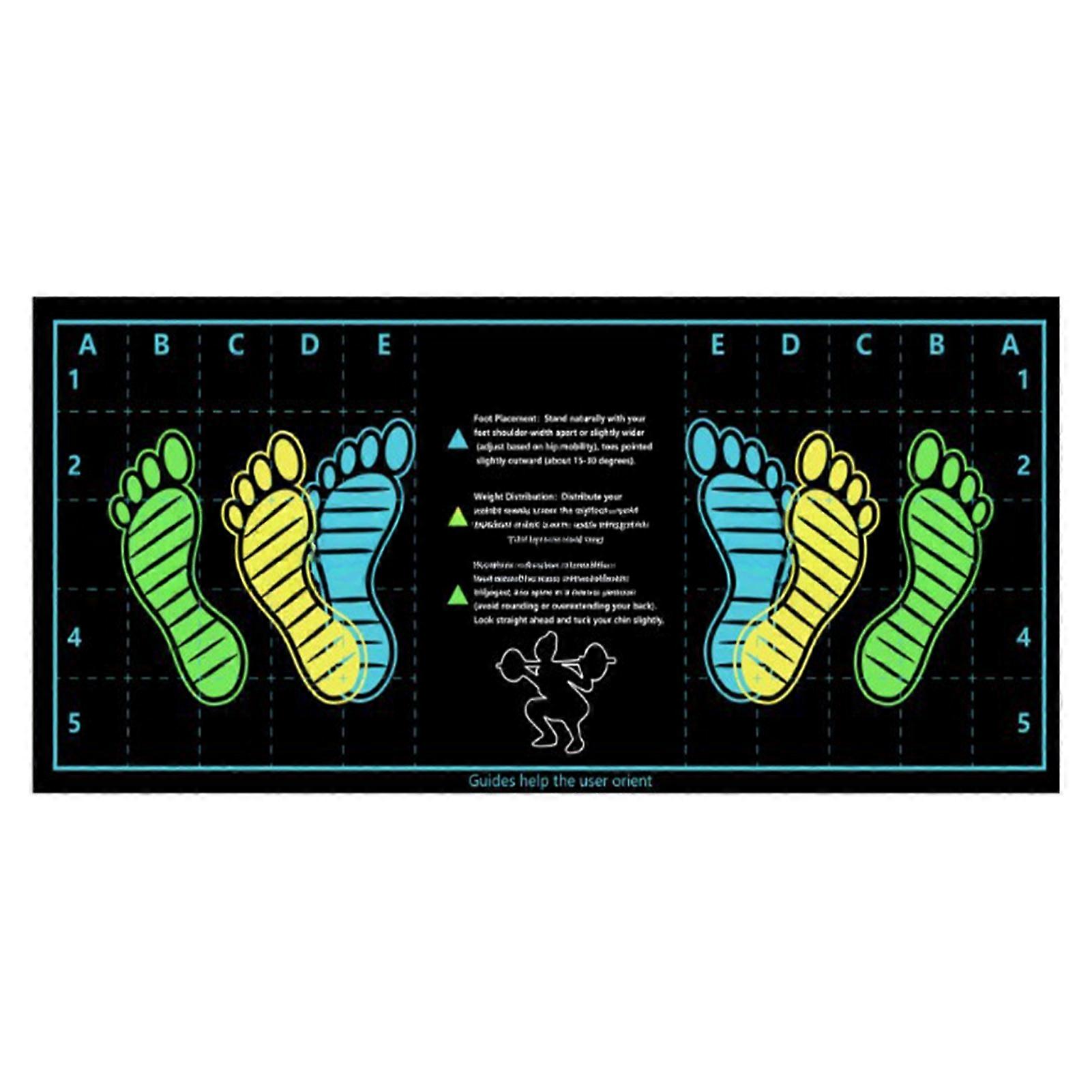 Exercise Mat Noiseless & Pro Grade for Squats Lunges