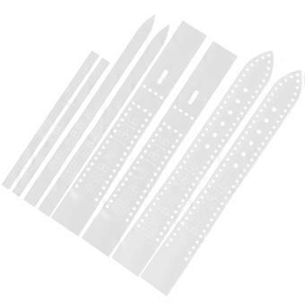8 pcs Leather Craft Watchband Template DIY Crafts Watch Strap Stencil Acrylic Watchband Template for Women