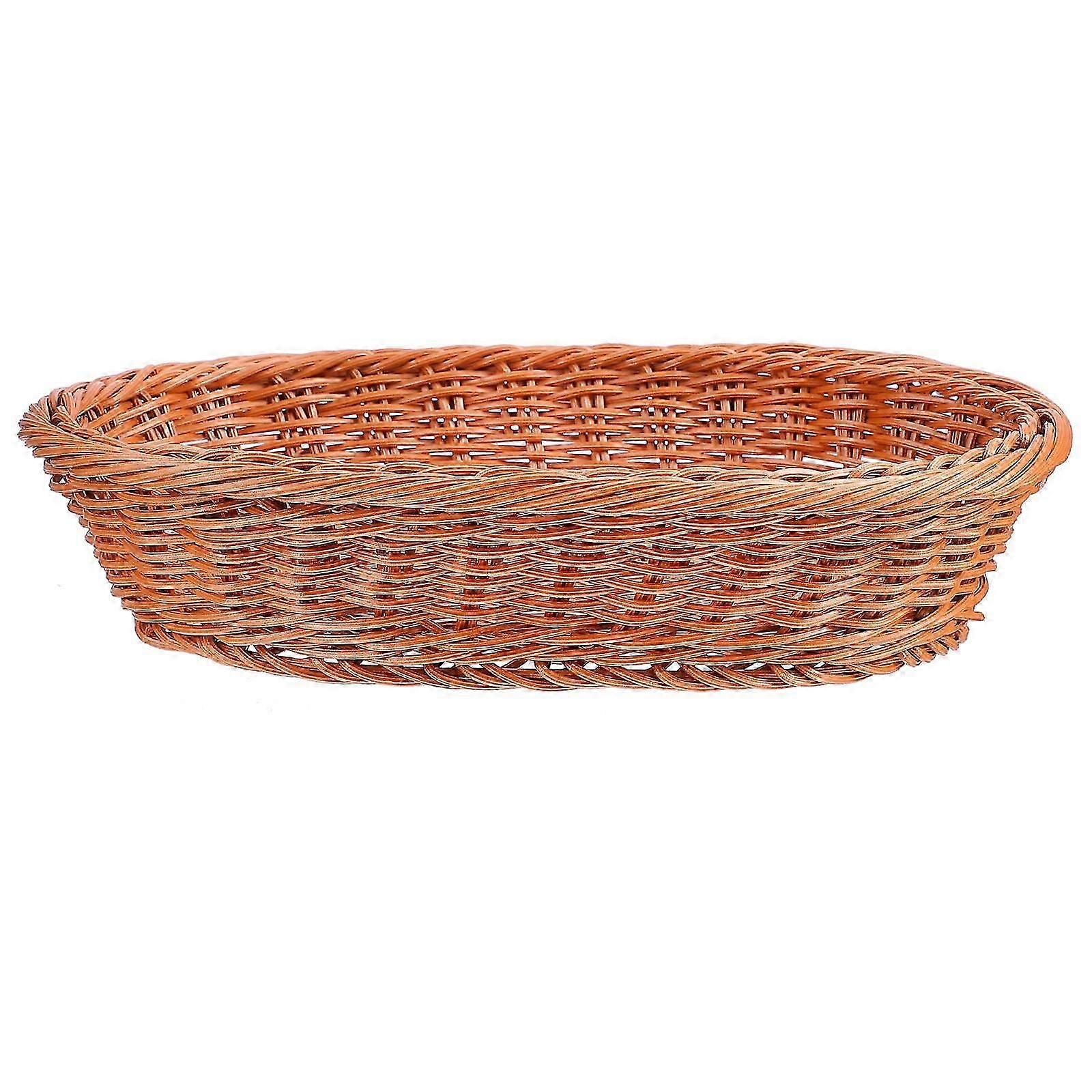 Brown Bread Basket Organizer for Storage Use 1Pcs