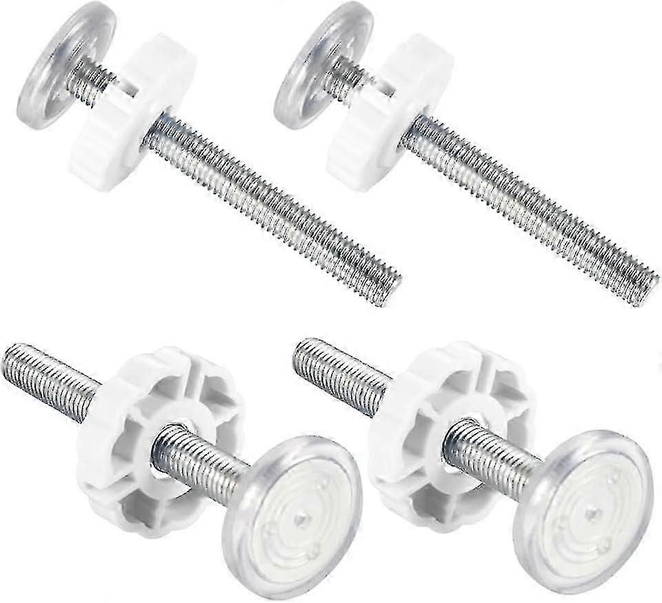 4 Pack Pressure Mounted Boltskit For Baby Gate Pet Dog Wall Protector Threaded Spindle Rods Long Screws M10(90mm - DD SH