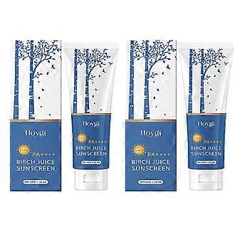 Birch Juice Sunscreen PF50+ - PA++++ Hydrating Mineral Sun Cream for Face & Body, Non-Greasy Daily Sun Protection_mpn