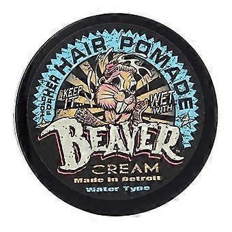 Cock Grease Beaver Cream Wasserbasierte Haarstyling-Pomade Glanzfinish Leichter bis mittlerer Halt 110 g