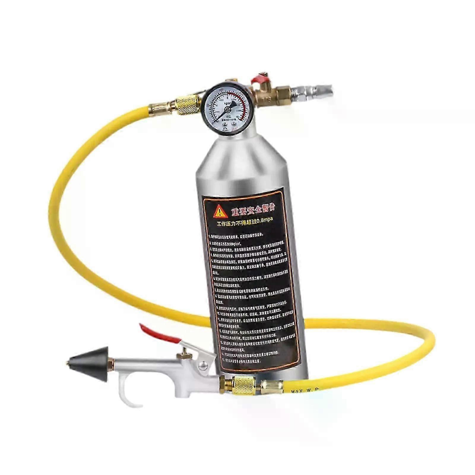 AC Flush Kit 1000ml Empty Canister Air Conditioner System Flush Canister Kit