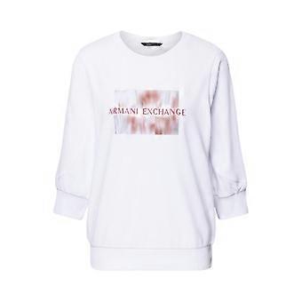 Sudadera de manga tres cuartos para mujer de Armani Exchange