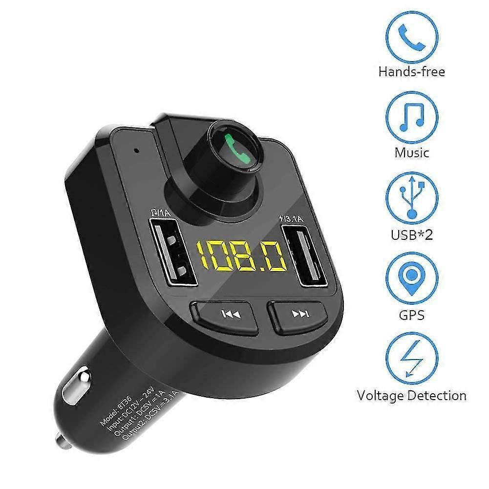 Car MP3 Bluetooth player FM transmitter receiver