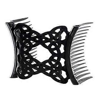 Magic Elastic Hair Clips Stretchy Hair Comb Double Clips compatible withWomen Girls Hair Accessory