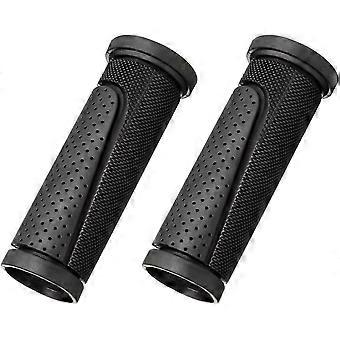 Punhos de guidão de bicicleta Mini Punhos de guidão de bicicleta curtos 90mm de comprimento Punhos de alça de bicicleta de borracha