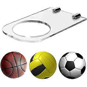 Ball Holder Stand Transparent Clear Acrylic Wall-mounted Display Stand For Trophy Autograph Space Saver Ball Storage Rack