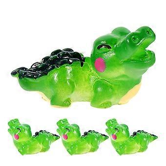Miniature Resin Crocodile Statue for Fish Tank Decoration 16Pcs
