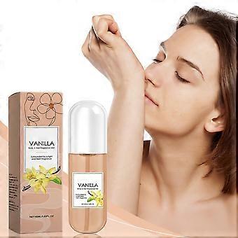 Vanilla Perfume Spray - Long Lasting Fragrance Mist for Hair and Body, Travel Size for Women