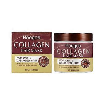 Hoegoa Collagen nourishing hair mask, gentle care, improve dry, frizzy and smooth hair, hair mask New Arrival S04