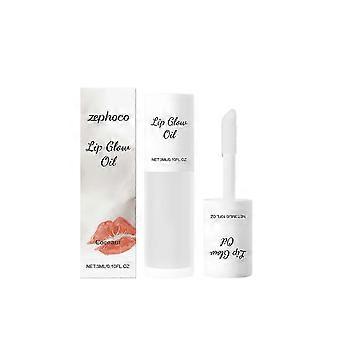 Zephoco Moisturizing Coconut Lip Gloss Oil - Gently Nourishes And Hydrates Dry Lips, Keeping Them Moist And Shiny