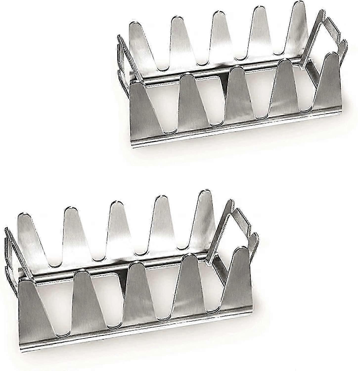 Grill Robuste Acier Inoxydable-2pcs