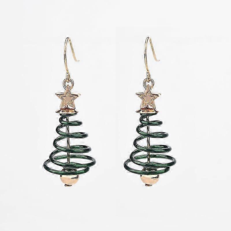 pair Christmas Dangle Hook Earrings Cute
