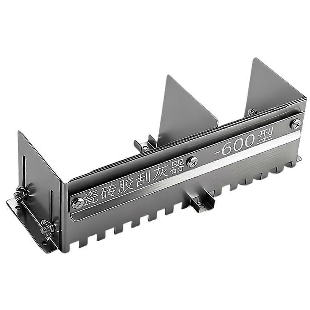 Heavy-Duty Square-Tooth Tile Spreader - Retractable Durable Multifunctional Time-Saving Scraper B