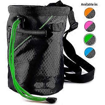 Klatring Kritt Bag Bouldering Kritt Bag Bøtte med rask klemme og 2 store glidelåslommer Klatreutstyr Blå Zekai