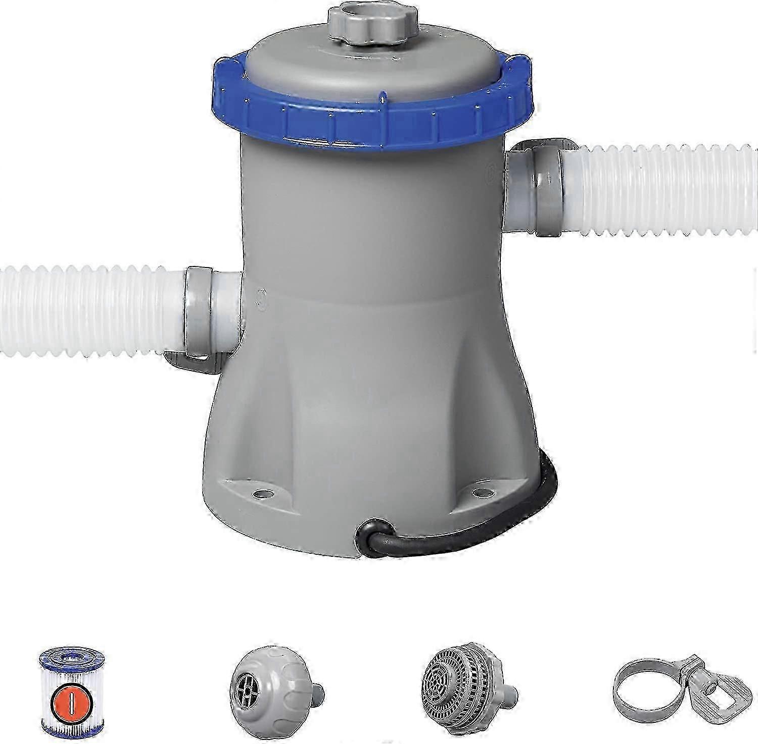 @@!Bestway Flowclear 330gal Filter Pump Swimming Pool