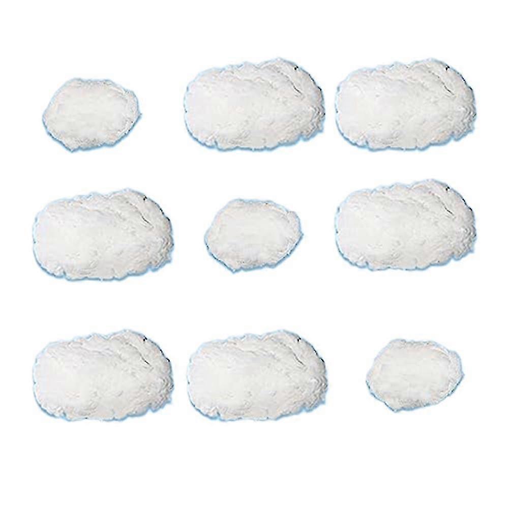 9PCS Clouds Decorations compatible with Ceiling, Cotton Simulation Hanging Cloud Decoration, 3D Artificial Clouds Props