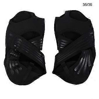   Shoes Women Girls Soft Sole Anti Slip Professional Indoor Elastic   Shoes(35Celsius36 )