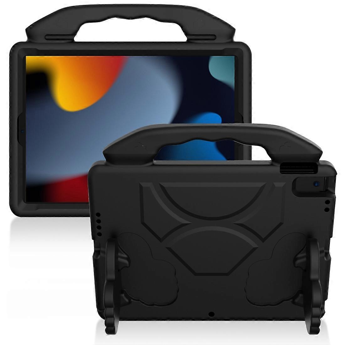 EVA Flat Anti Falling Protective Shell with Thumb Bracket For iPad 10.2