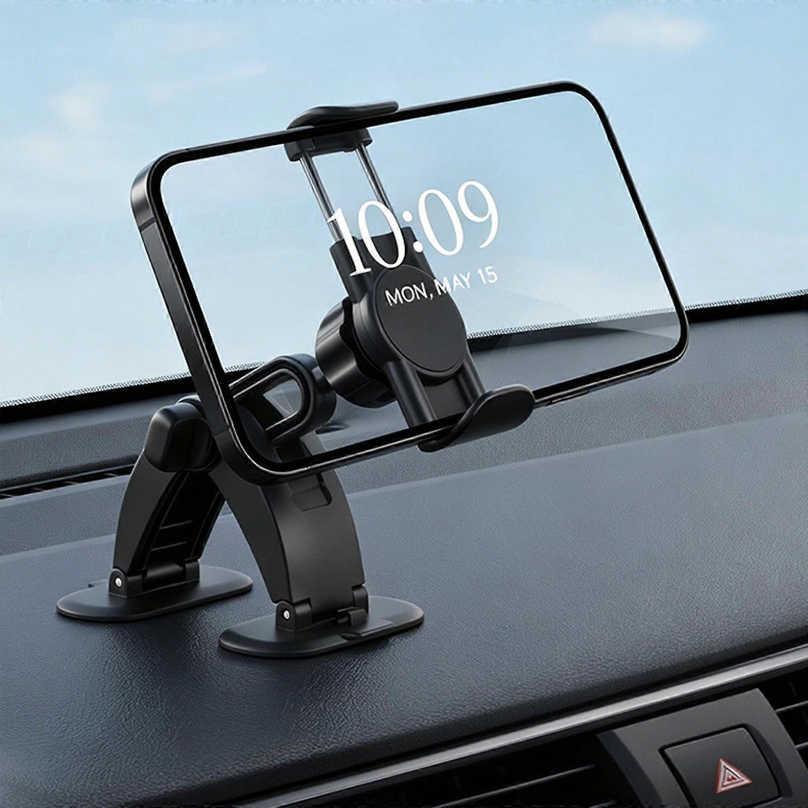 Car Center Console Navigation Fixed Adhesive Base Bracket Clip Type