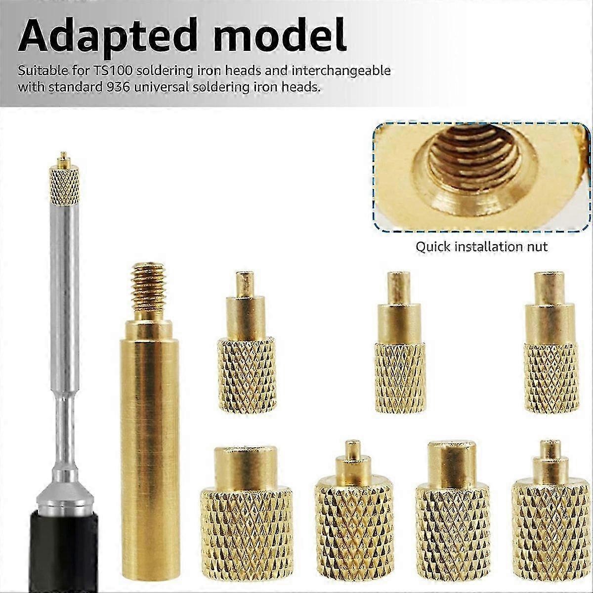 Heat Set Insert Tool M2/M3//M5/M6/M7/M8 Heat Set Insert Tip Kit
