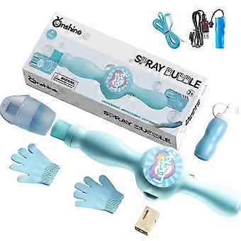 Magics Elastic Bubble Wand, Innovative Rechargeable Bubble Toy Kit,Portable Bubble Blower Machine, Present for Children
