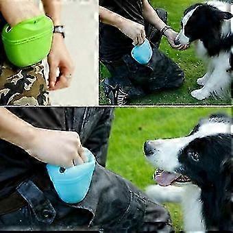 Pet Trening Behandle Bag Pose Silikon Med Klipp Midje Pack Feed Feed Dog