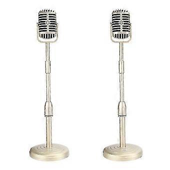 Adjustable Retro Desktop Mic Prop