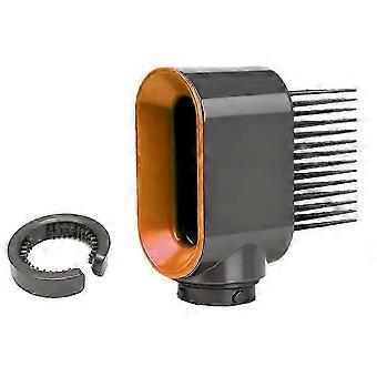 Compatibel met Airwrap HS01 HS05 HS08 opzetkam met brede tanden, pre-styling föhnborstel, geschikt voor krullend en kroeshaar.