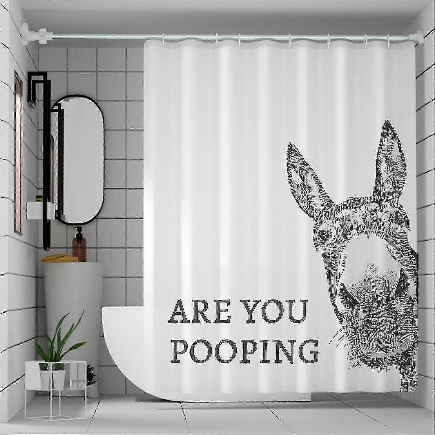 Waterproof Polyester Shower Curtain 72x72