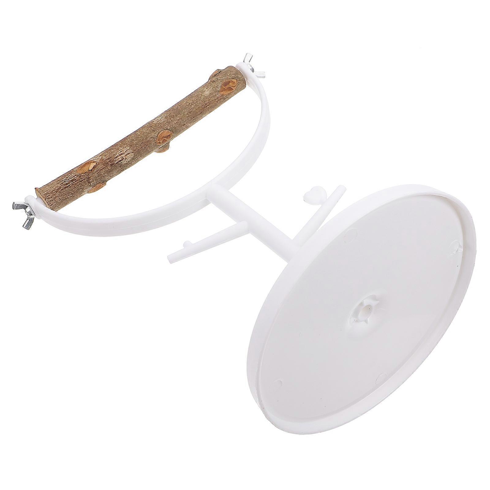 Bird Perch with Plastic Base for Parrot Pc Stand