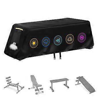 Weight bench cover, heavy-duty 420D Oxford fabric, waterproof and UV-resistant.
