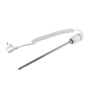 Verwarmingselement 300 W, wit, voor radiator en badkamerradiator met thermostaat