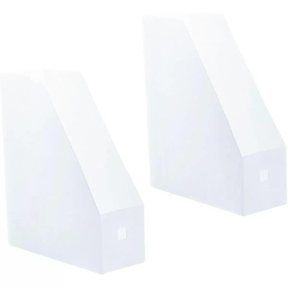 2pcs Plastic Desktop File Organizer Storage Shelf for Document