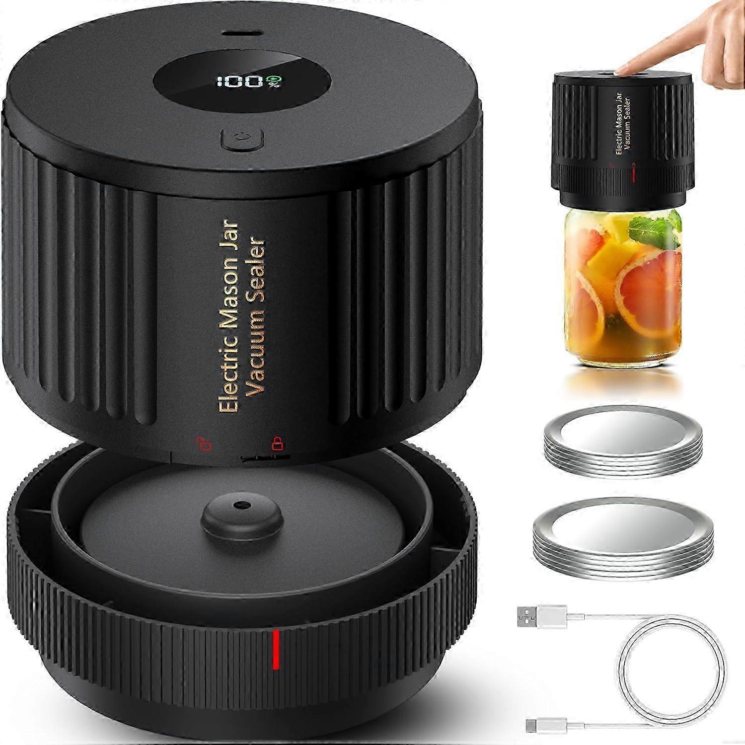 Electric Mason Jar Vacuum Sealer Kit