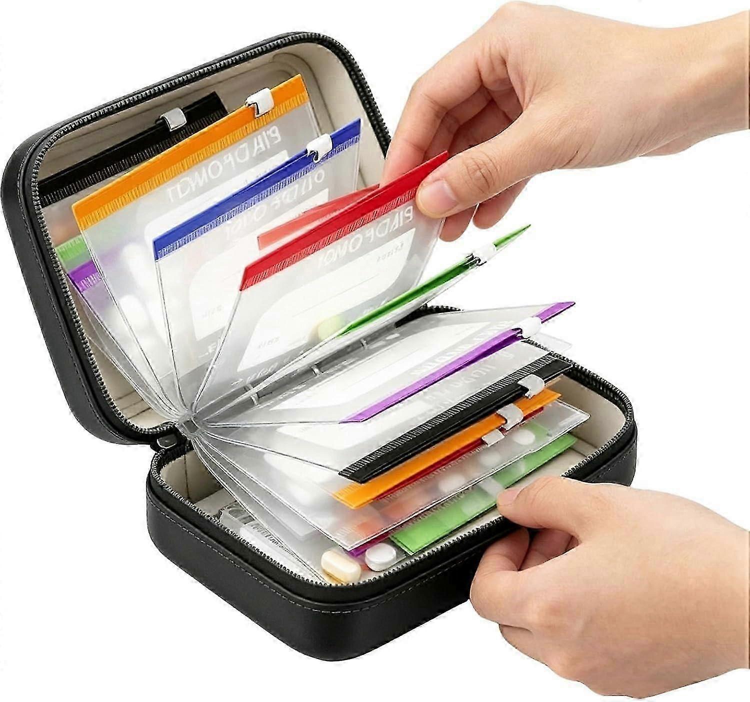 Silicone Pill Pouch 14 Compartments Waterproof