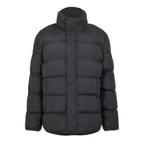 NY Concept Mens Hidden Zip Puffer Jacket