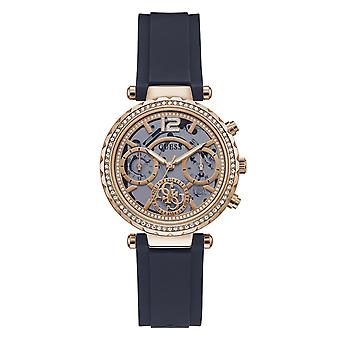Guess watches ladies solstice Watch for Women Analog Quartz with Silicone Bracelet GW0484L2