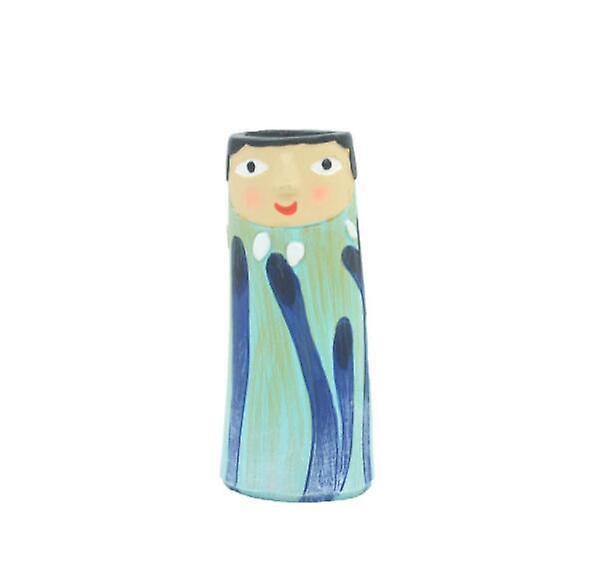 Human Face Vase Modern Resin Ornaments Home Decorations