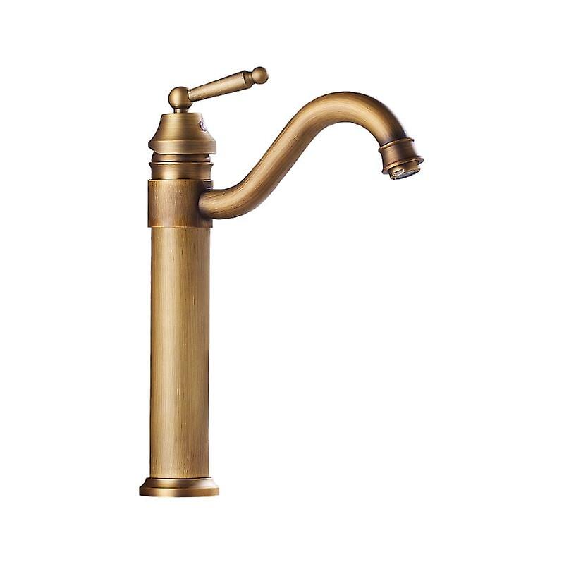 All copper antique bathroom sink faucet