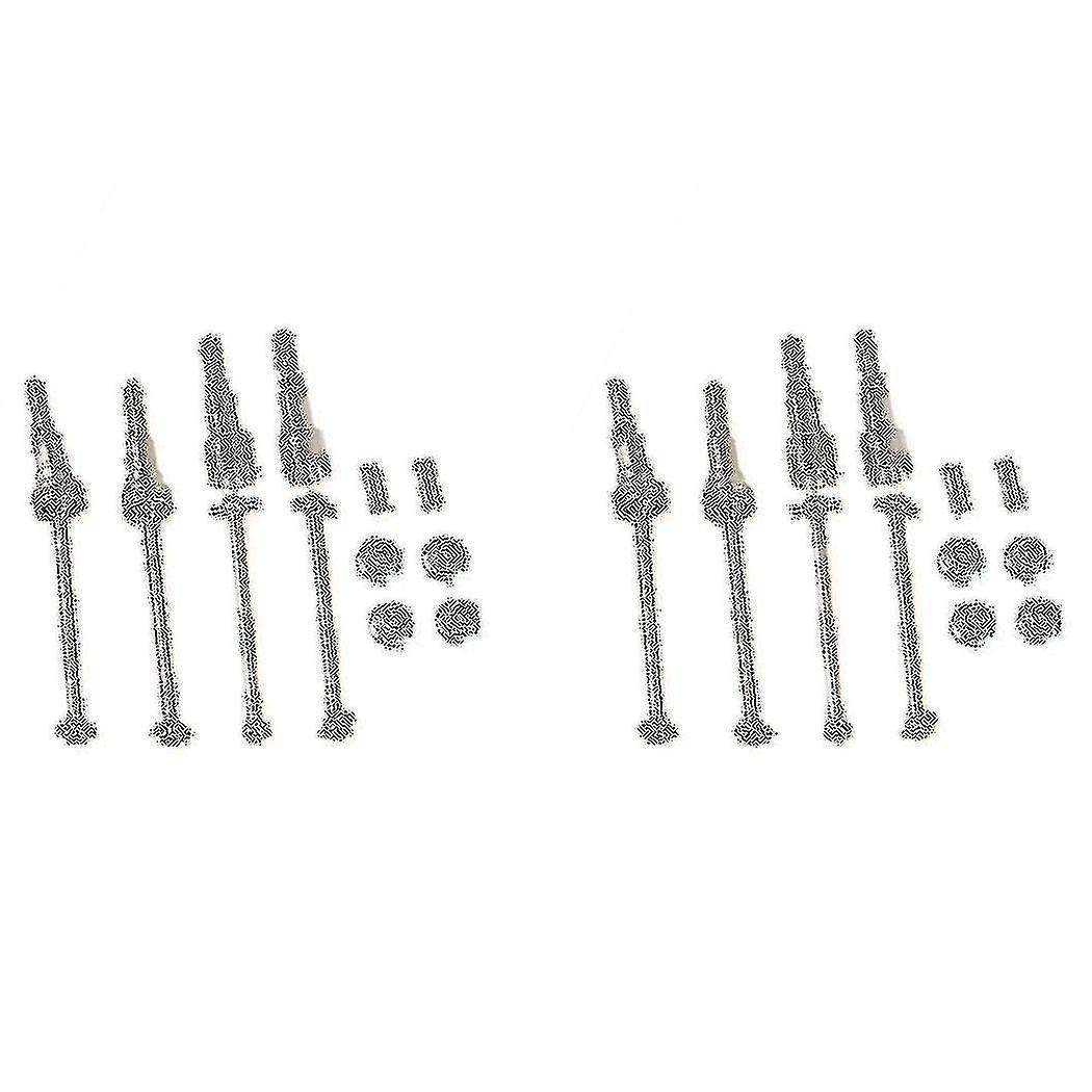 4x Metal Front & Rear Drive Shaft For Hbx 16889 16889a 16890 16890a Sg1601 Sg1602 1/16 Rc Car Upgra
