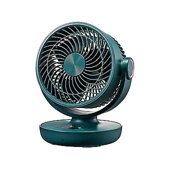 10000mah Battery Air Circulation Fan Home Portable Shaking Head Fan Desktop Usb Charging Remote Con