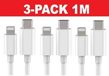 2er-Pack Lightning Kabel Laddning Samt Verfring