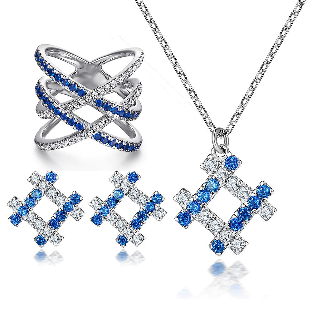 925 الجنيه الاسترليني الفضة مجموعة المجوهرات